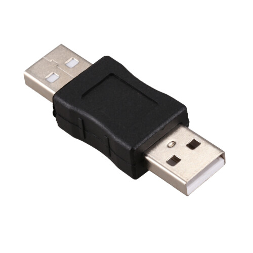 2X USB A Stecker Auf Adapter Schwarz 2