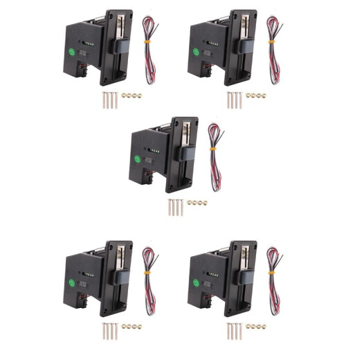 5X Multi Coin Acceptor Coin Pusher Memory for Vending Machine Arcade Game Ticket Exchange 1