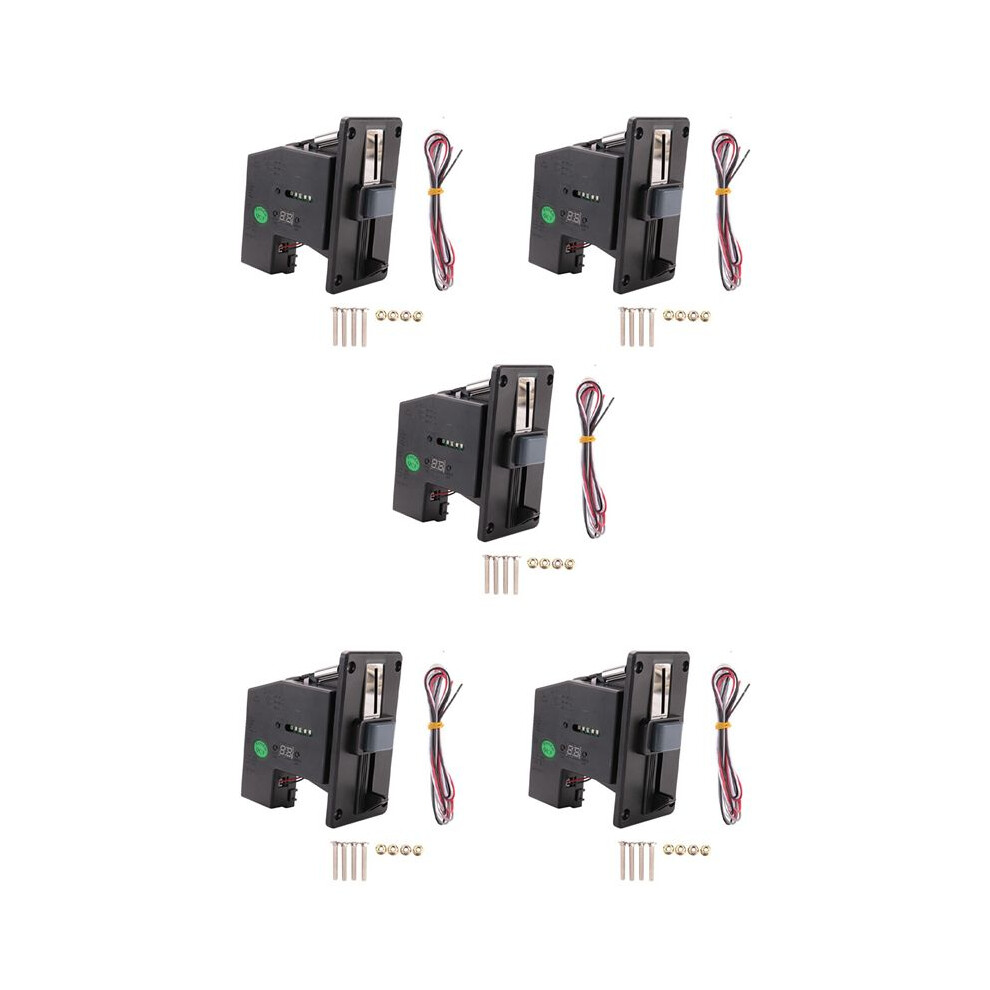 5X Multi Coin Acceptor Coin Pusher Memory For Vending Machine Arcade Game Ticket Exchange 6031861935358