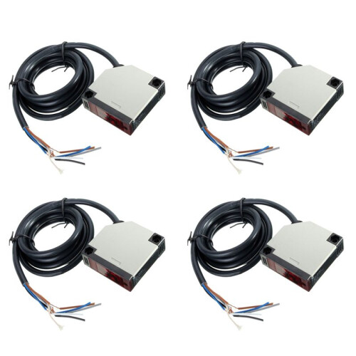 4X Specular Reflection Photoelectric DC12-24V 3A E3JK-R4M1 Sensor  W/Screws