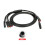 2X Waterproof 9Pin Main Cable for Electric Bike Controller Dashboard Connection Cable 2PIN+3PIN+5PIN 2