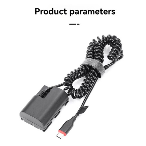 LP-E6 LP-E6NH USB Type-C Dummy Battery Power Adapter for   R5 R6 5DS R 7D 6D 5D3 5D4 90D 80D 70D 60Da Camera 2