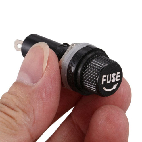 20 Pcs AC 125V 15A 6 X 30mm Panel Mount Fuse Holder 2