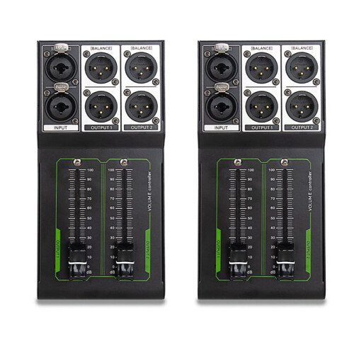 2X Passive Volume Controller No Noise Input and Output Sound Quality Lossless Mixer Volume Adjustment Controller