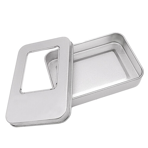 Metal Playing Card Storage Box with Secure Lid, Compact Durable Case for Card Protection 1