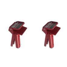 2X Liquid Glue Extrusion Tool Silicone Extrusion Tool Dispenser Squeezes Tool Easy Control Silicone Extrusion Tools Red