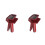 2X Liquid Glue Extrusion Tool Silicone Extrusion Tool Dispenser Squeezes Tool Easy Control Silicone Extrusion Tools Red 1