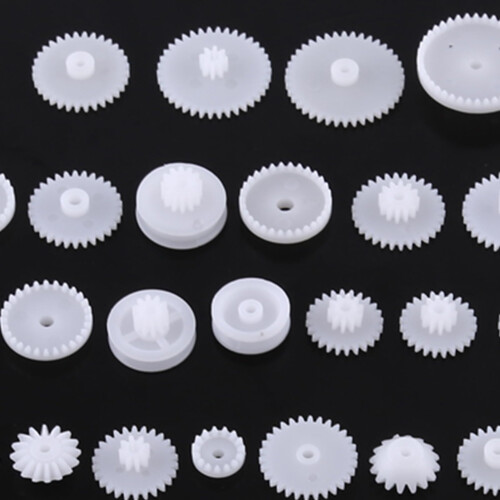 Plastic Gear Kit 64pcs Robot Gear Set with Multiple Ratios for DIY Car and Motor Projects 2