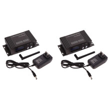 2X DMX 512 Wireless Controller Empfänger Sender LCD-Display Leistung Einstellbar für Disco DJ Party Stage Bar Licht-EU-Stecker