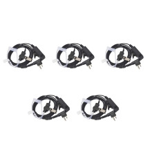 5X Covert Acoustic Tube Security Bodyguard Słuchawki Zestaw Słuchawkowy PTT Mic Kompatybilny dla CP040 DP1400 GP68 GP88