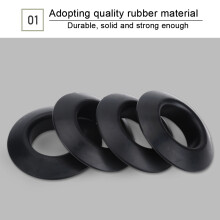 Rubber Paddle Drip Rings 4PCS for Kayak Canoe Rafting Paddles Shaft Durable
