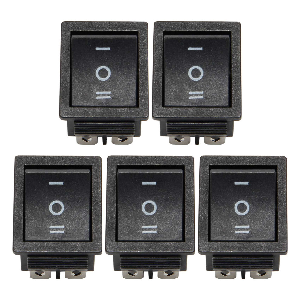 5X 6-Terminals 3 Position /Off/ Dpdt Boat Rocker 16A 250Vac 20A 125Vac 6031736405177