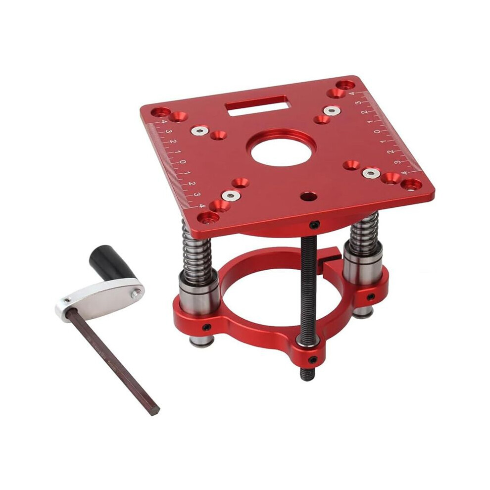Router Table Insert Plate And Router Lift For 65Mm Universal Trimming Machine,Square Woodworking Bench Router 4713332084957