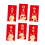 Rote Glücksgeldumschläge 17x9cm – 6er-Pack 1