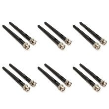 6X 2 UHF Antenna with BNC Connector for EW100 EW300 EW500 G3 Evolution G3 Series Receiver Wireless Microphone