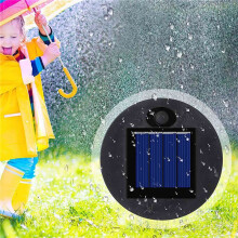 12 Pieces Replacement Solar Light Tops Outdoor Hanging Lantern Light Solar Light Parts Round Solar Lights Waterproof