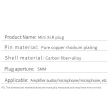 Złącza Żeńskie XLR 3Pin Rodowana Wtyczka Audio HIFI Gniazdo Mikrofonowe XLR Kabel Balansowy Adapter Słuchawkowy Głośnik