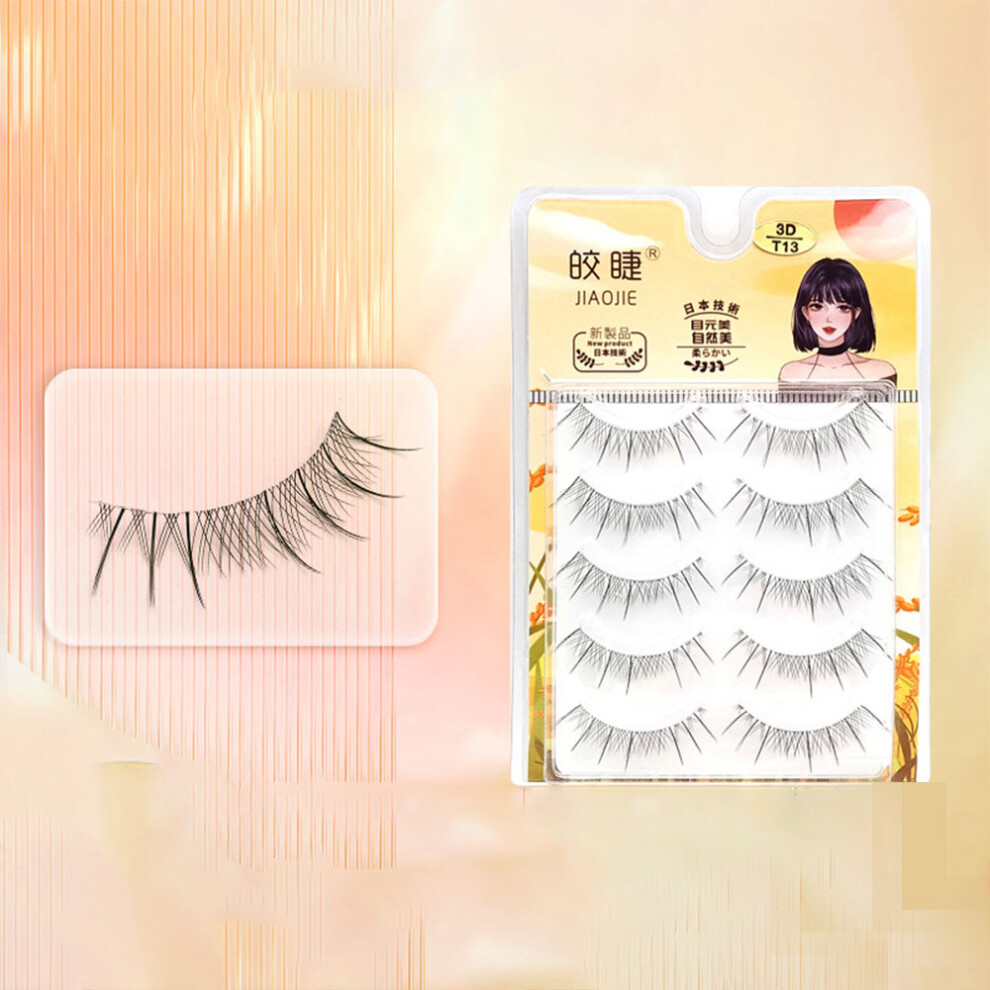 Dcph-Clothing 5Pcs Natural False Eyelashes For Makeup Lovers
