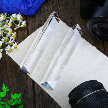 4pcs 6 Inch Clear Optical Lens Glass Triangular Prism for Photography Science Classroom Rainbow Maker Art Decor