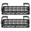 Shower Caddy Double Layer Rectangle Shape Space Saving Aluminum Punching Free Installation Bathroom Supplies for Home 3