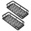 Shower Caddy Double Layer Rectangle Shape Space Saving Aluminum Punching Free Installation Bathroom Supplies for Home 5