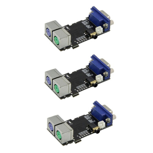 3X FabGL VGA32 VGA ESP32 PSRAM Module V1.4 Controller PS/2 Mouse Keyboard  Library Game ANSI/VT