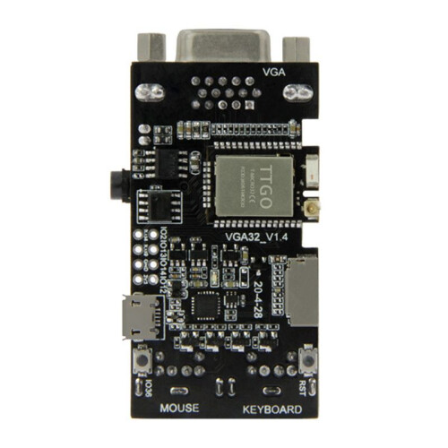 3X FabGL VGA32 VGA ESP32 PSRAM Module V1.4 Controller PS/2 Mouse Keyboard  Library Game ANSI/VT 2