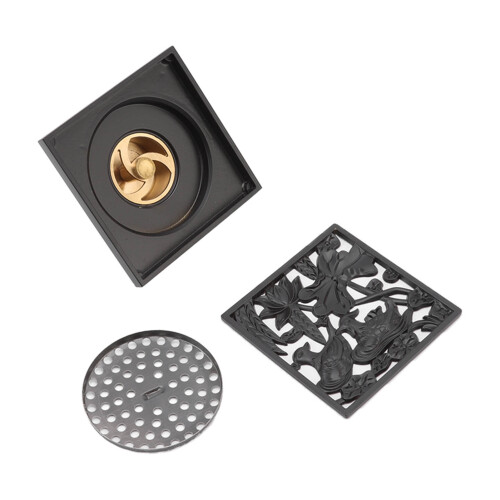 Stainless Steel and Copper Floor Drain with Filter