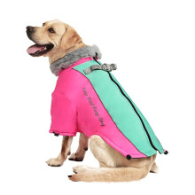 Veste en Duvet pour Animaux de Compagnie avec Grand Col en Fourrure pour Chiens Taille Moyenne et , Vêtements Imperméables pour Grands Chiens,