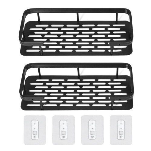 Aluminum Double-Layer Shower Caddy