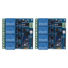 2X 12V 4CH Remote Control Relay Module for Android Mobile Motor LED Light DIY Electronic Kit