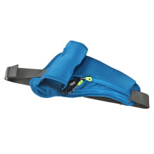 Ceinture de course imperméable avec sangle à la taille, bande réfléchissante, nylon bleu