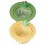 2Pcs Cactus Sink Strainer,Cactus Kitchen Sink Drain Strainer with Widened Spacer,Press Automatic Dumping Basket 1