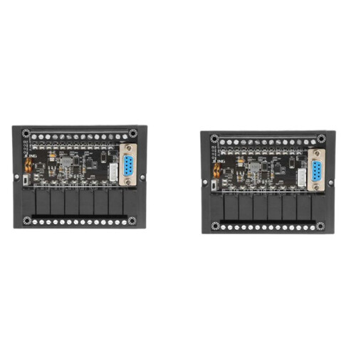 2X Motor Controller PLC Programmable Controller FX1N to 20MR Programmable Relay Delay Module with Shell Motor Regulator 1