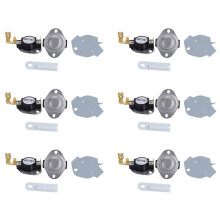 6X Dryer Replacement Kit 3387134 High-Limit Thermostat 3392519 Dryer Thermal Fuse 3977393 Thermal Cut-Off