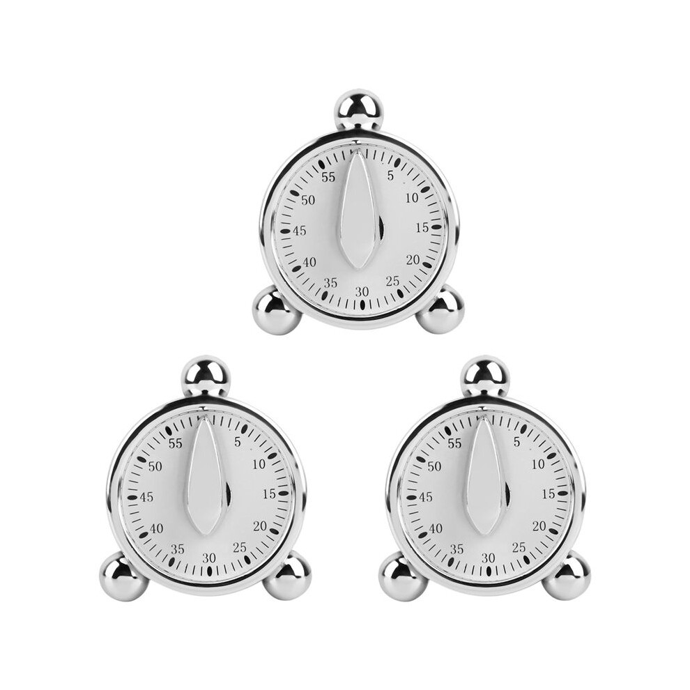 3X 60 Minutes Kitchen Mechanical Timer Cooking Reminders Alarm Clock For Kitchen Office Countdown Timer 6032355978646