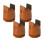 Bed Risers Adjustable Furniture Risers,Table Desk Chair Risers with Clamp, Bed Frame Risers Height Adjustable Brown 1