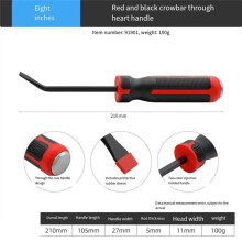 Multi-Function Long Pry Bar Tire Heavy Duty Strike Cap Nail Puller Car Repair CV-R Removal Hand Tools 18 Inch