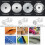 12pack 45mm Rotary Cutter Blades Kits, Perforating Rotary Replacement Blades for Fabric Leather 7  Type 4