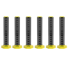6pcs Ceiling and Floor Tile Height Ruler, Drop Ceiling Installation Tools, Magnetic Base Laser Target Card Plate