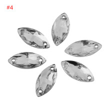 200pcs Flatback Resin Acrylic Crystals for Jewelry Craft #4