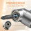 105 Degree Right Angle Drill Adapter and 12pcs Bend Screwdriver Bit 1/4In Hex Shank Driver Angle Drill Attachment Short 3