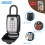 Key Safe -Spacious Resettable 12-Digit Combination Keypad Lock Box, Waterproof Key Safe Wall Mounted Lockbox for Home 3