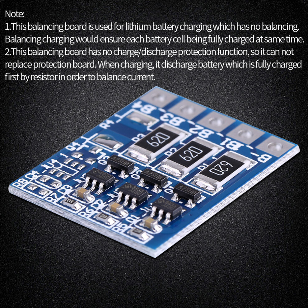 3S 11.1V 18650 Li-Ion 12.6V Li-Poly Battery Balance Bms 26X20.5x2.4mm 8781393038987