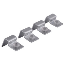 4PCS Stainless Steel Fish Tank Cover Clips for 6mm Glass