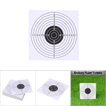 100pcs Archery Paper Targets 14*14cm White & Color Shooting Accessories