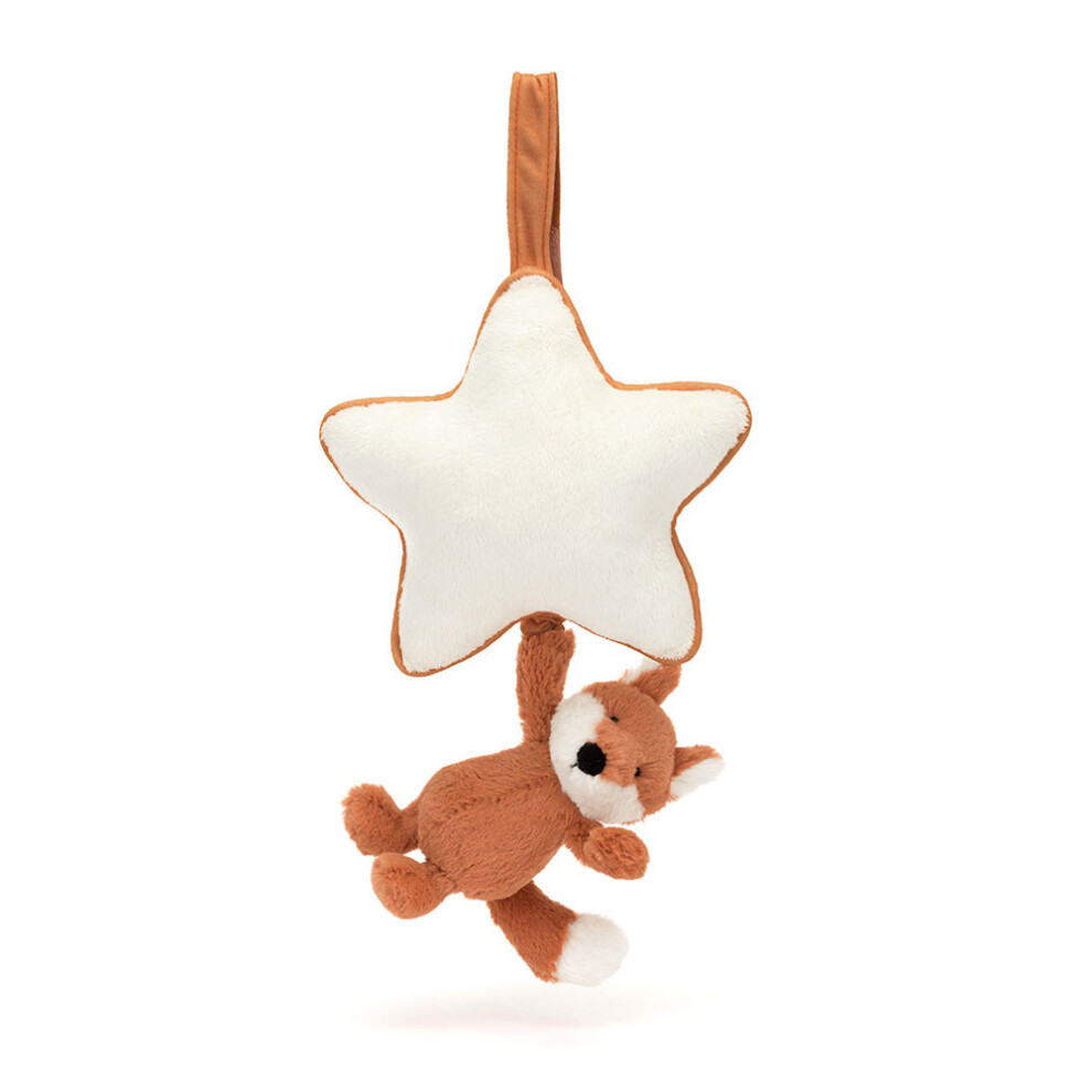 Bashful Fox Cub Musical Pull 28cm Plush toys, birthday gifts, Valentine's Day gifts, surprise gifts