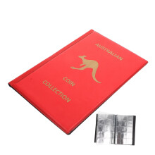 Coin Collection Album with Slots for Collectors, Decorative Coin Holder Book, Lightweight Storage