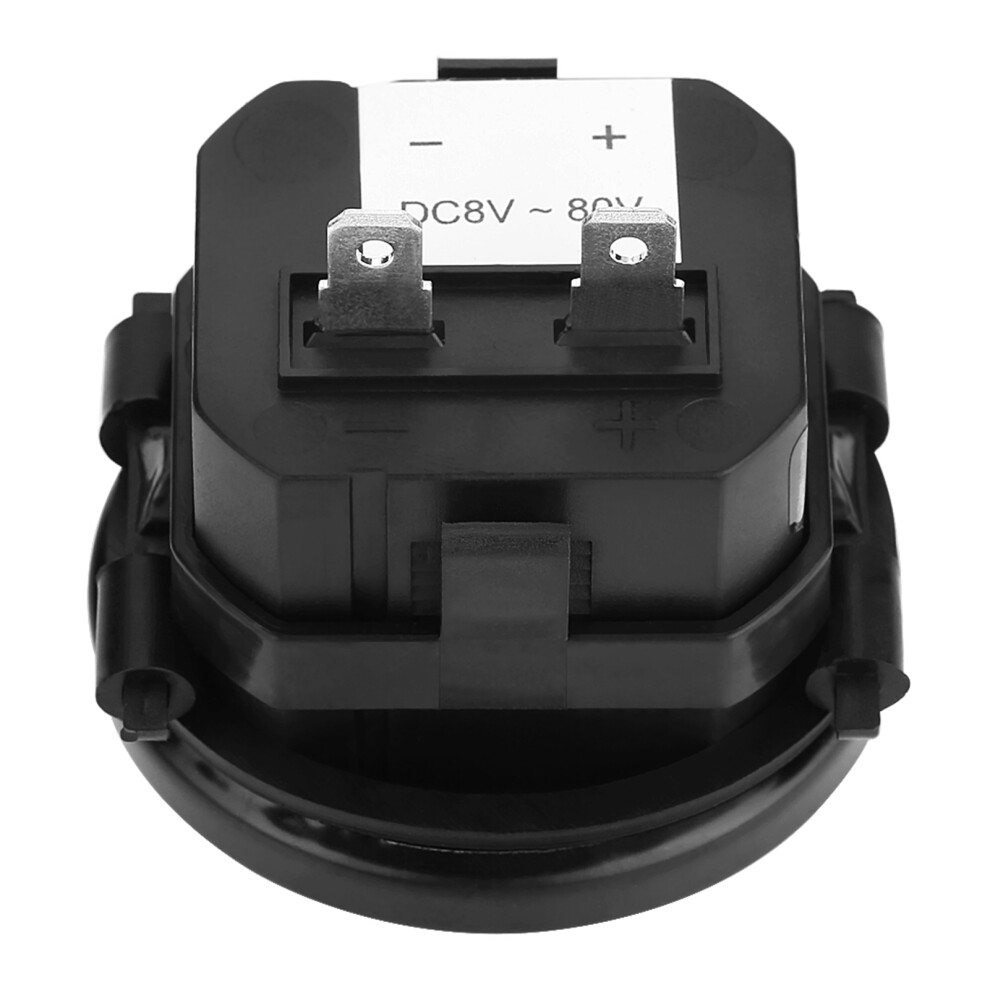 Dc 8-80V Mechanical Hour Meter Gauge Timer For Car Boat Engine 99,999.9H 3011389251744
