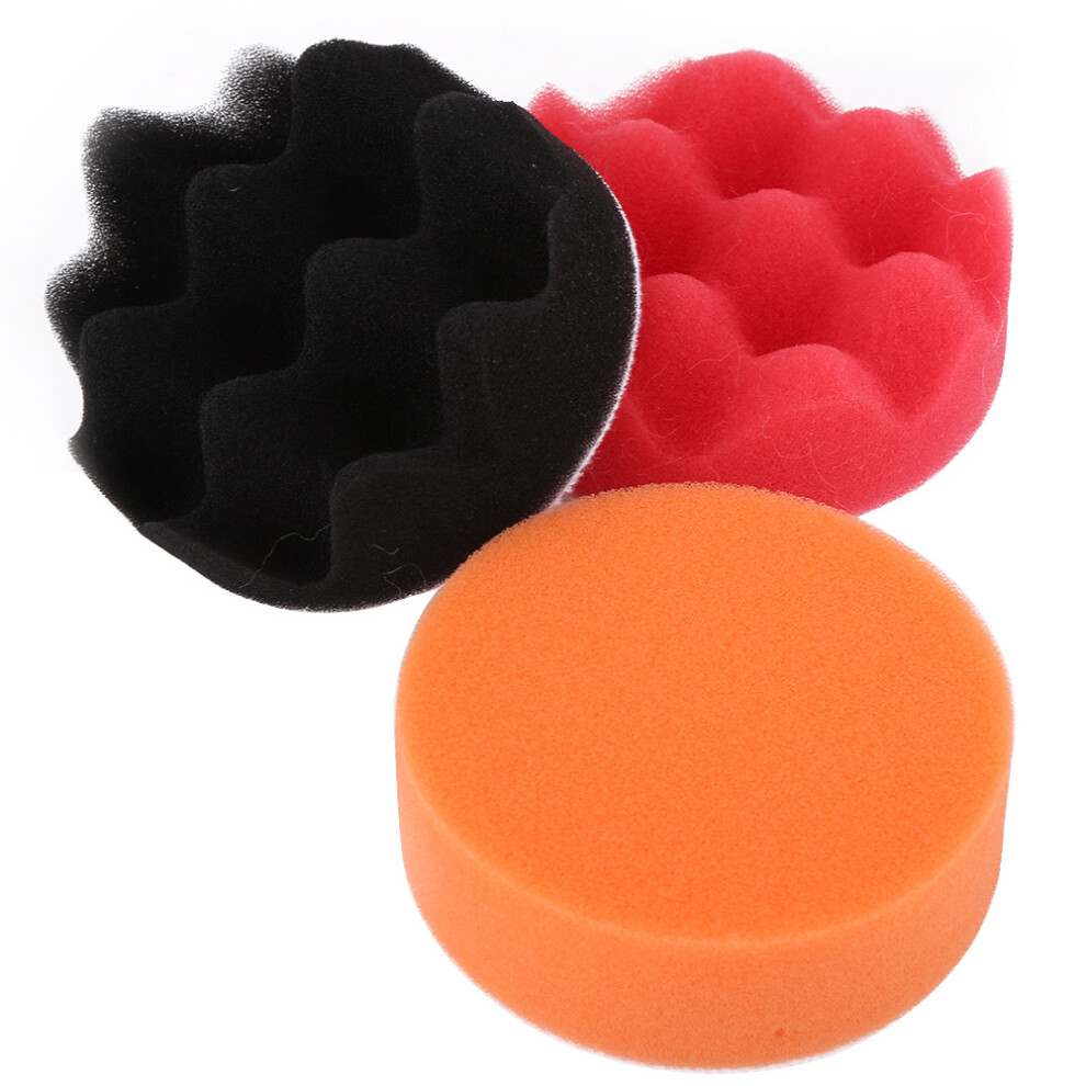 12Pcs 3 Inch Sponge Buffing Polishing Pad Kit For Car With Drill Adapter 6911389251867